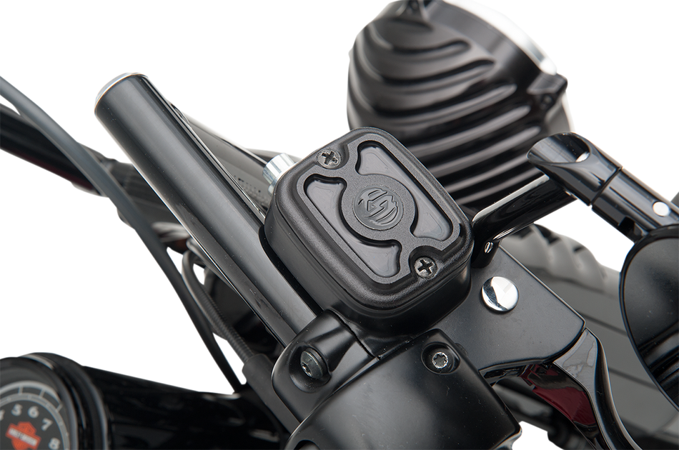 RSD Master Cylinder Cover - Softail - Black Ops 0208-2036-SMB