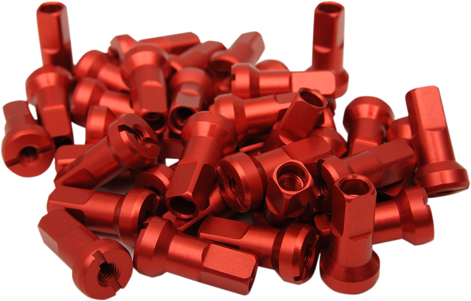 MOOSE RACING MX1 Nipple Set - Red - 8 Gauge 24-830