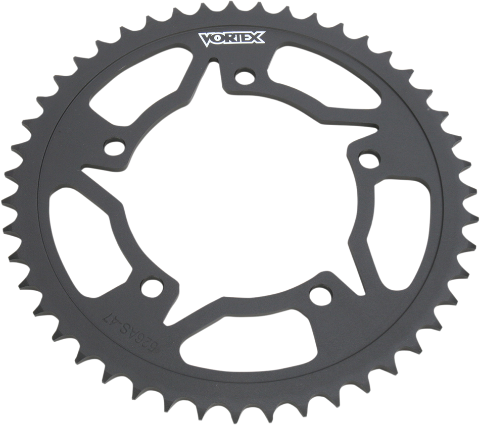 VORTEX Steel Rear Sprocket - 47-Tooth - Suzuki 526AS-47