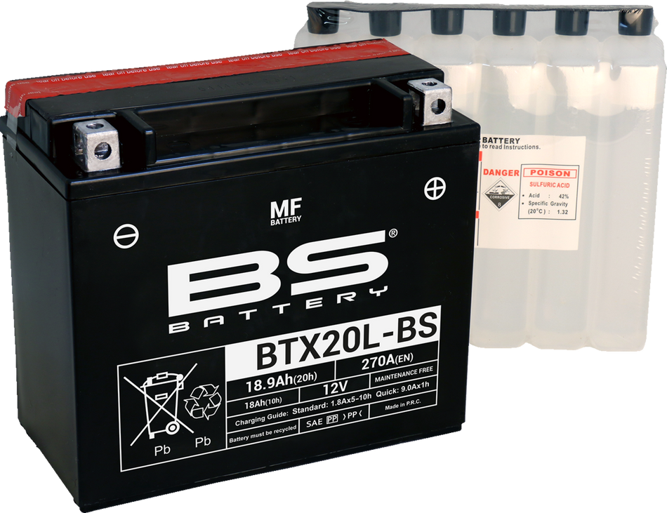 BS BATTERY Battery - BTX20L-BS (YTX) 300610