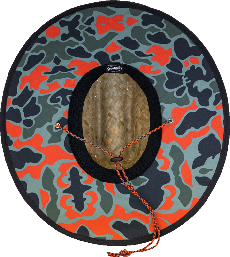 FMF Quack Camo Straw Hat - Natural - One Size SU23193900 2501-4098