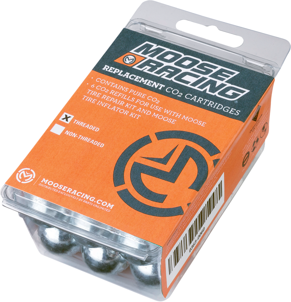 MOOSE RACING Cartridge - 16 Gauge Thread - CO2 0363-0060