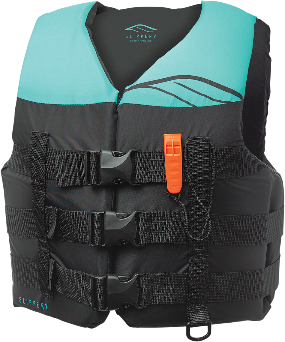 SLIPPERY Women's Hydro Vest - Black/Mint - XS 11241450581020