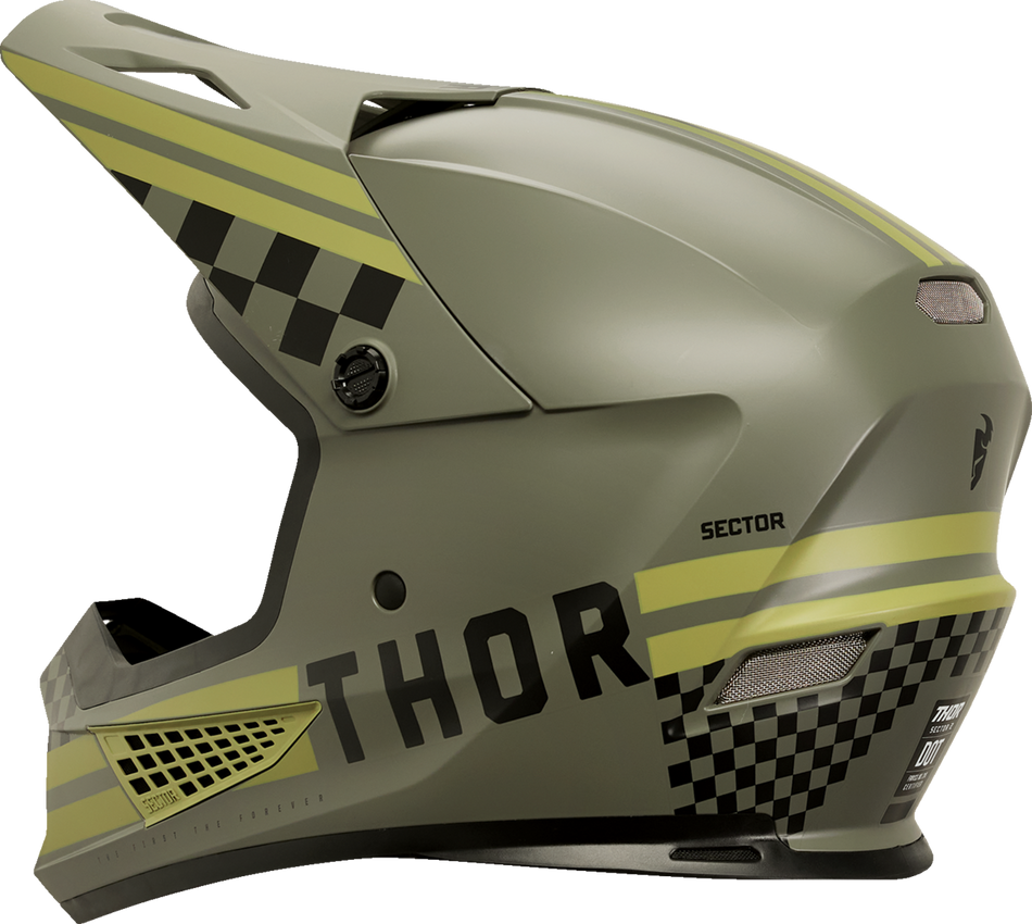 THOR Sector 2 Helmet - Combat - Army/Black - 2XL 0110-8150