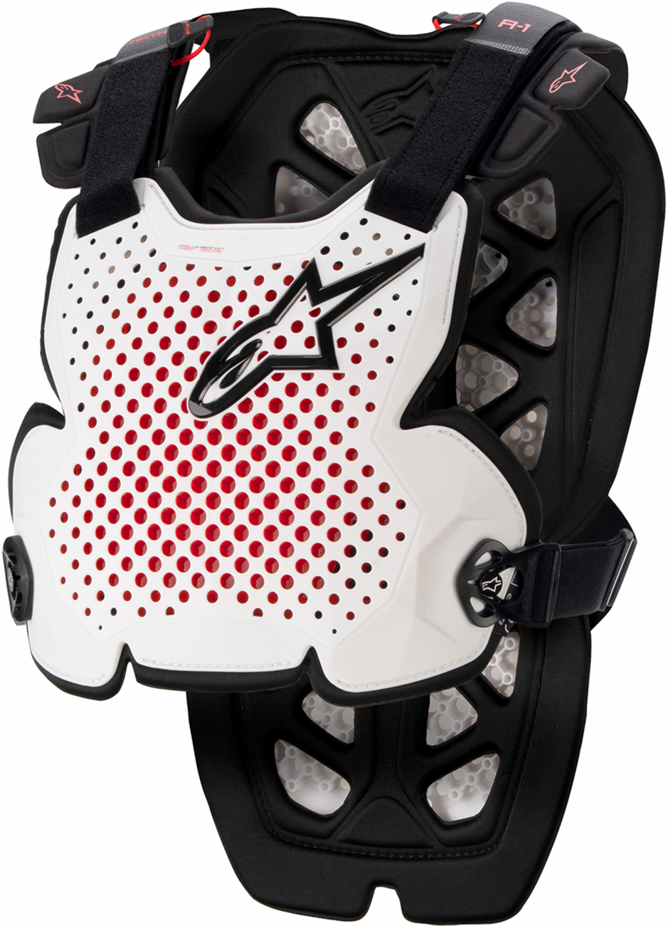 ALPINESTARS A-1 Pro Chest Protector - White/Black/Red - XL/2XL 6700123213XL2X