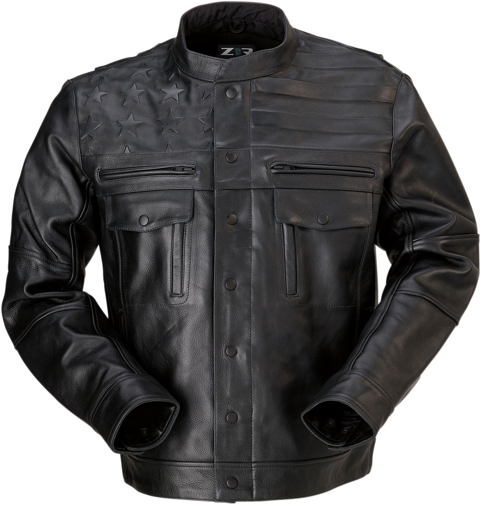 Z1R Deagle Leather Jacket - Black - Small 2810-3757