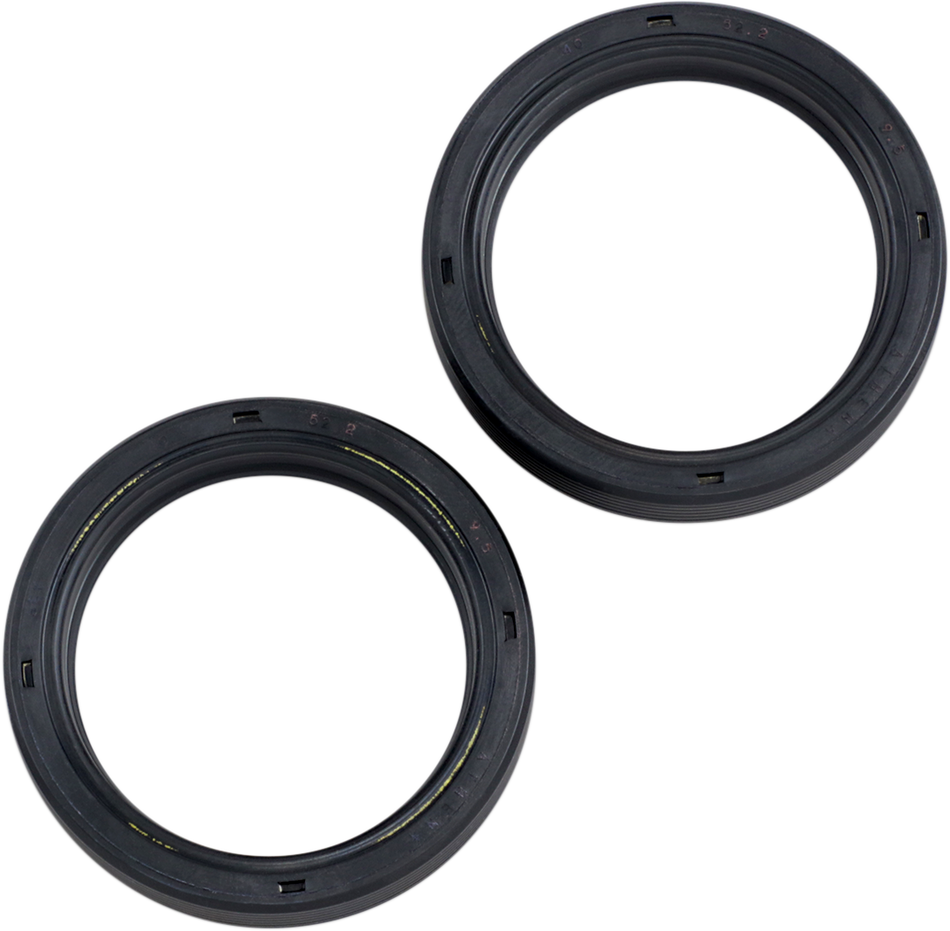 Parts Unlimited Fork Seals - 40 Mm Id X 52 Mm Od X 9.5/10.5 Mm T Pup40fork455087