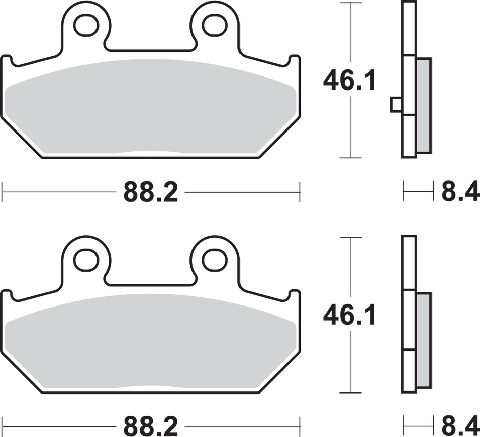 SBS Scooter Brake Pads - Burgman 182MS