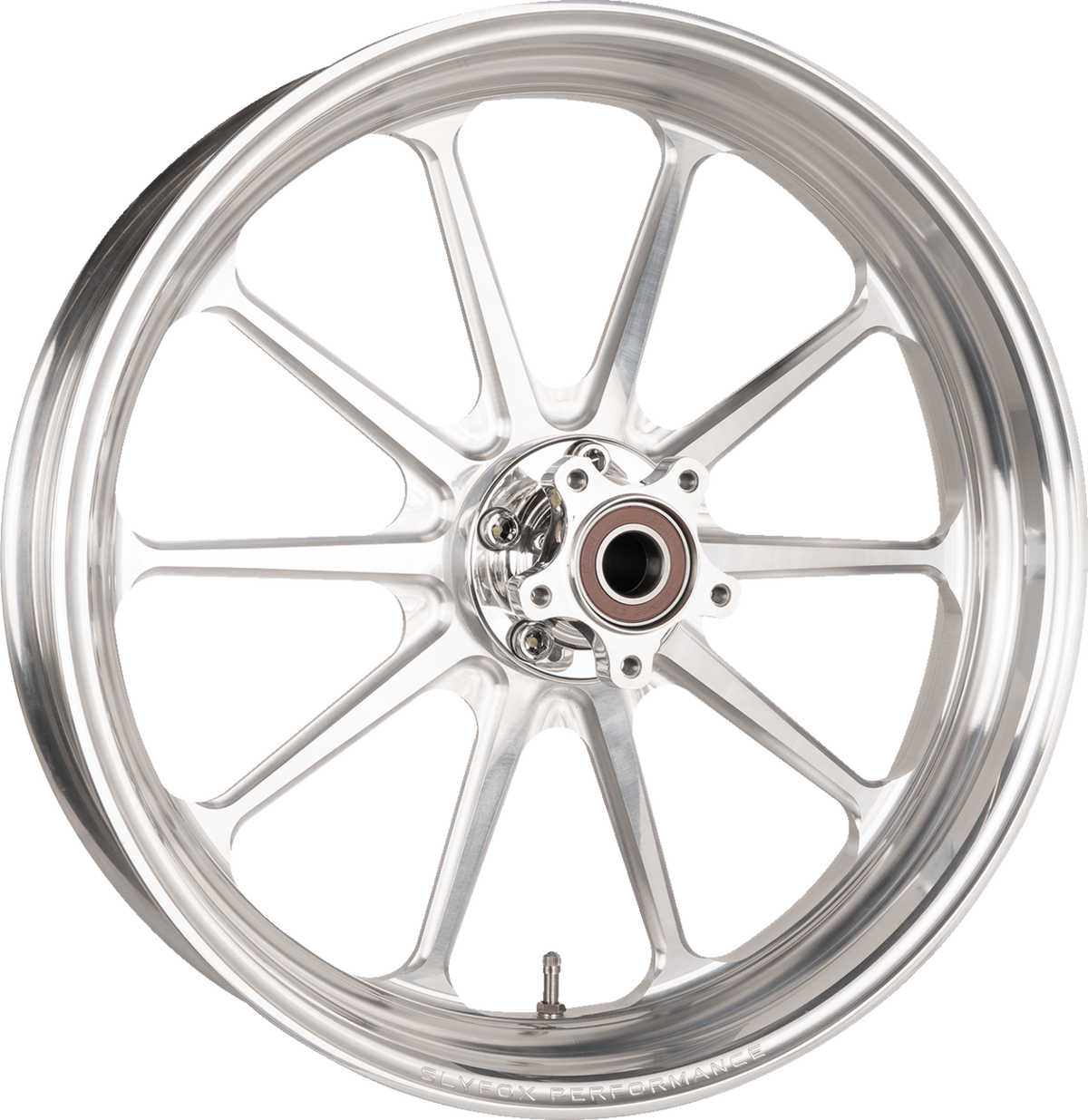 SLYFOX Wheel - Track Pro - Front/Dual Disc - No ABS - Machined - 17"x3.5" 12027706RSLYAPM