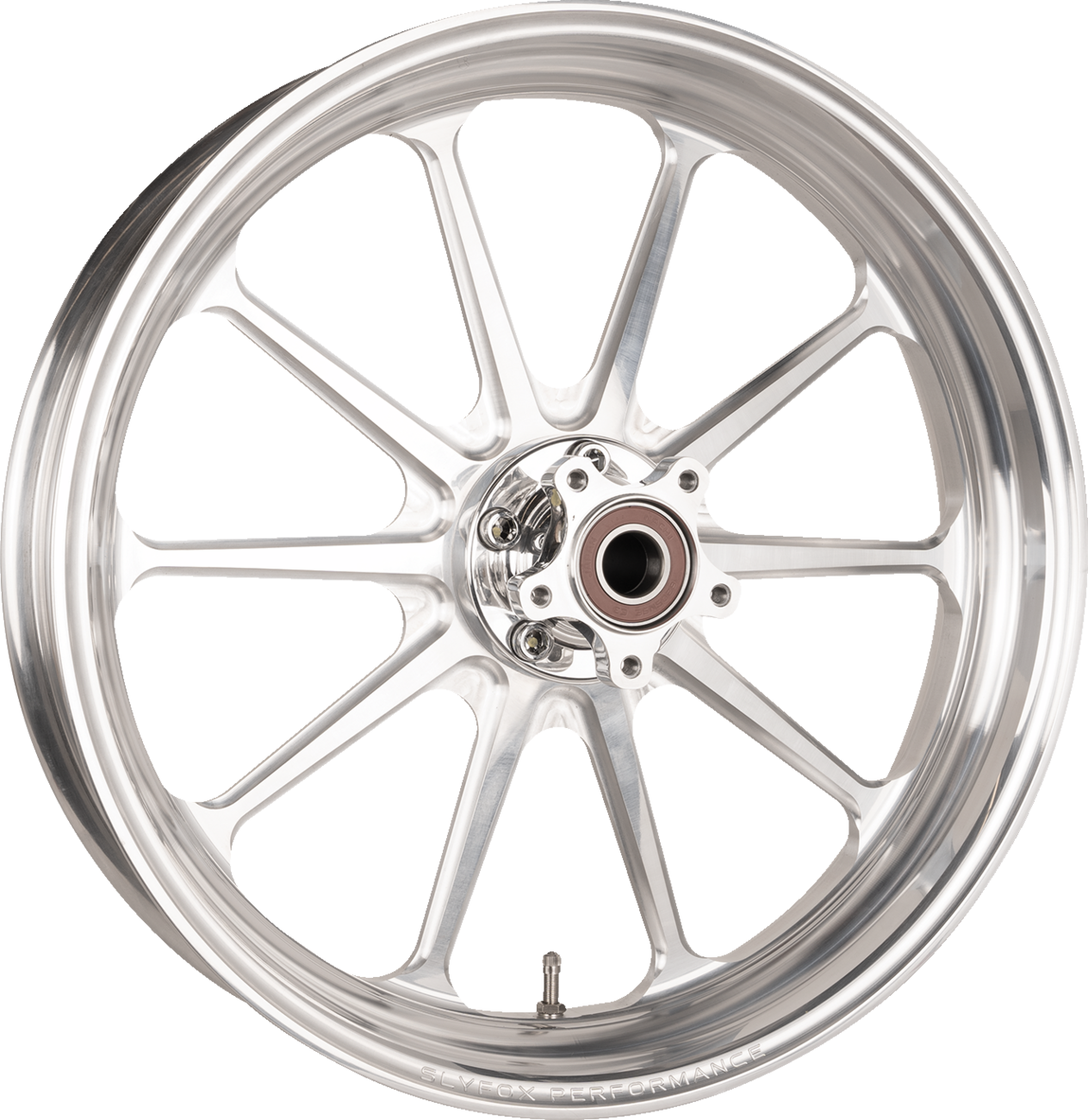 SLYFOX Wheel - Track Pro - Front/Dual Disc - No ABS - Machined - 17"x3.5" 12027706RSLYAPM