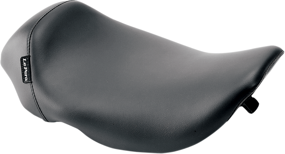 LE PERA Bare Bones Solo Seat - Smooth - Black - FLHR LH-005RK