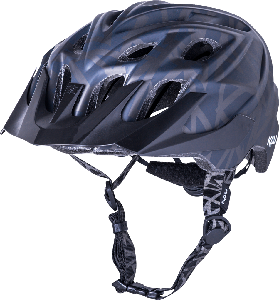 KALI Youth Chakra Plus Helmet - Pyramid - Matte Black 0221421112