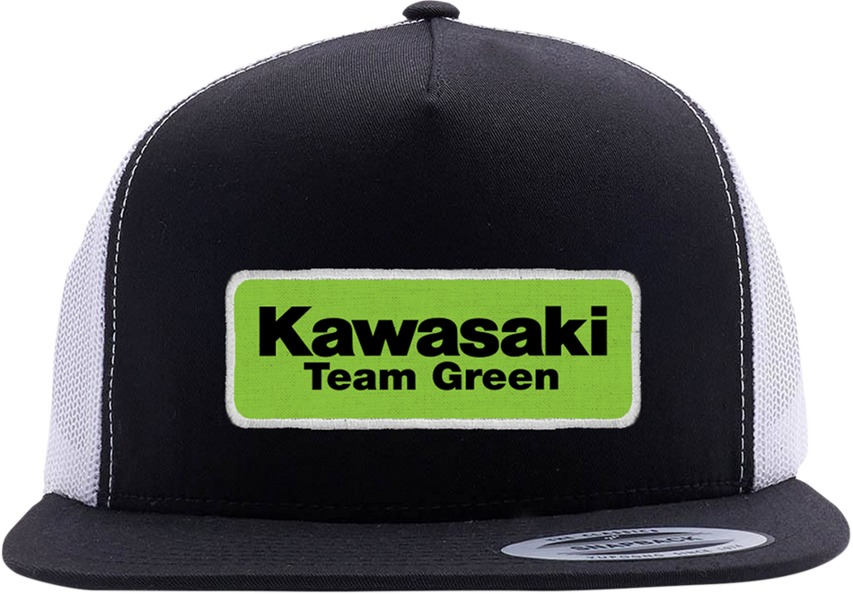 FACTORY EFFEX Kawasaki Team Green Hat - Black/White 22-86102