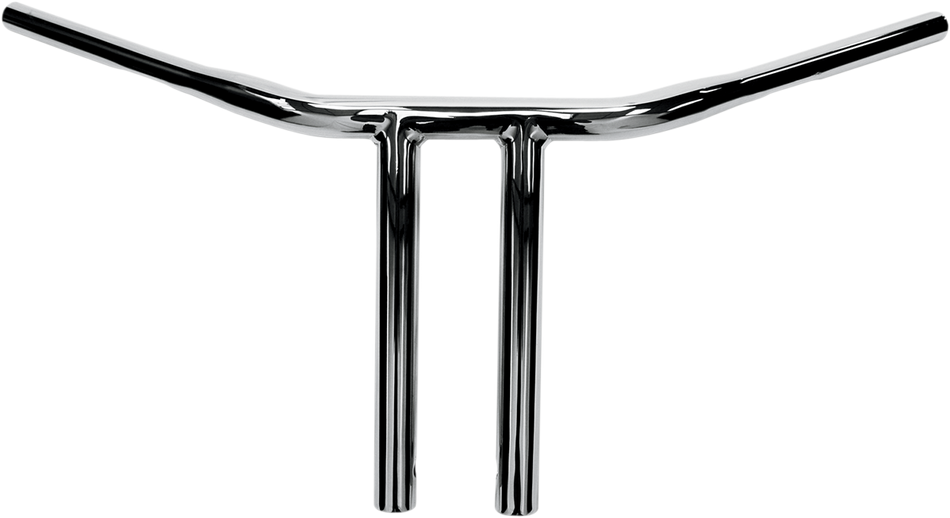 DRAG SPECIALTIES Handlebar - T-Bar - Buffalo - 10" - Chrome HAS TBW NOTCH 0601-1015