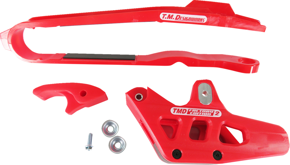 T.M. DESIGNWORKS Chain Slider - Beta - Red BCP-OR2-RD