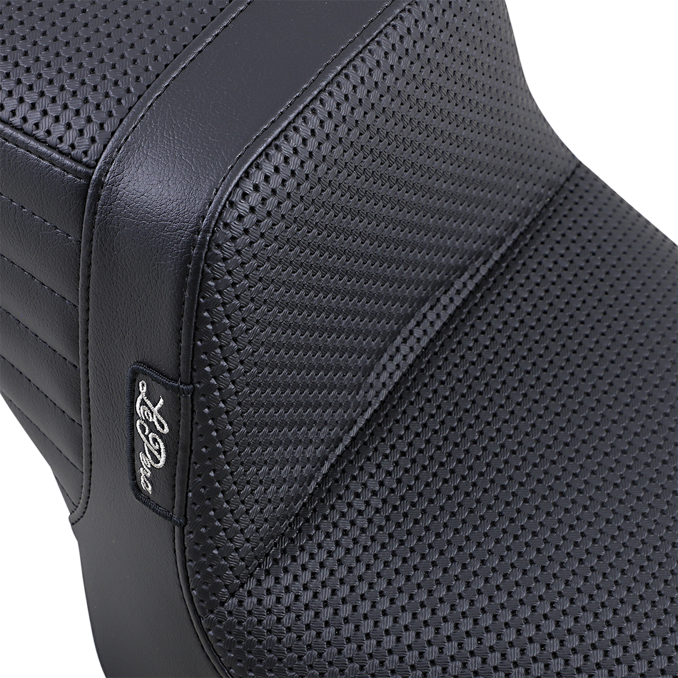 LE PERA Tailwhip Seat - Basketweave - Black - XL '10-'22 LK-586BW