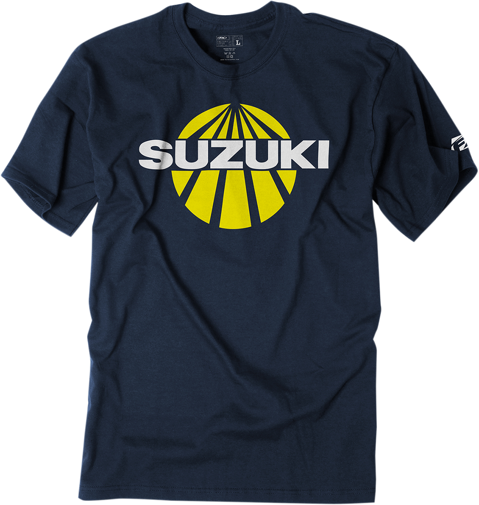 FACTORY EFFEX Suzuki Sun T-Shirt - Navy - Large 19-87404