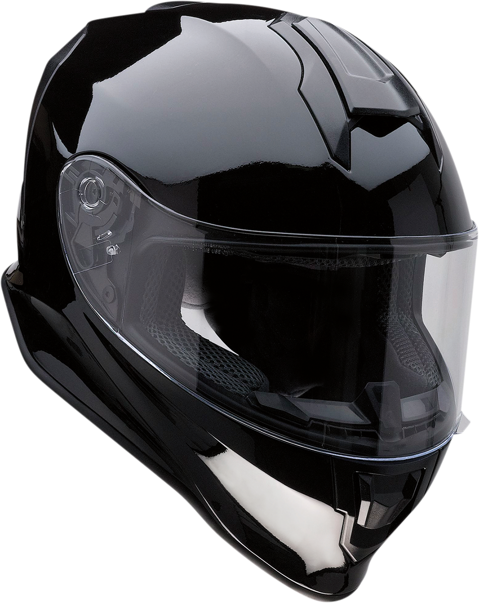 Casco Z1R Youth Warrant - Negro brillante - Grande 0102-0244 