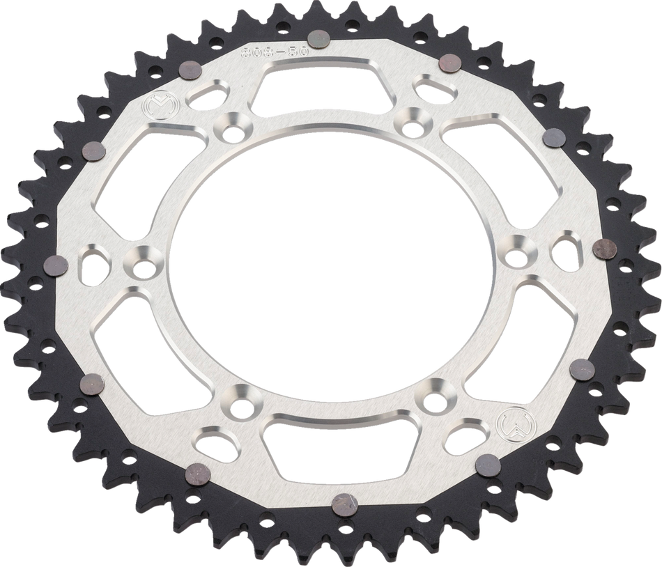 MOOSE RACING Dual Sprocket - Silver - 50 Tooth 1210-251-50-11X