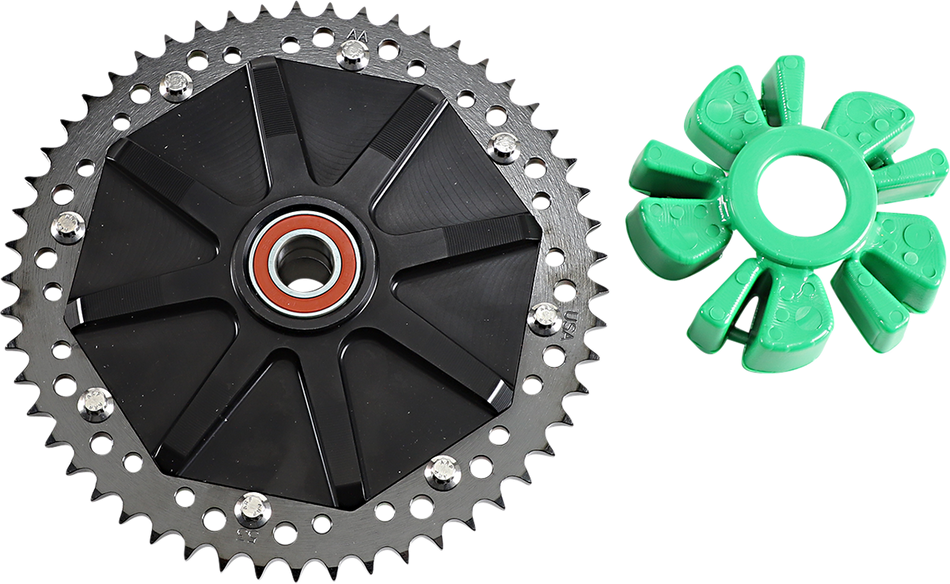 ALLOY ART Cush Drive Sprocket - Black - 53 Tooth G2CC53-11