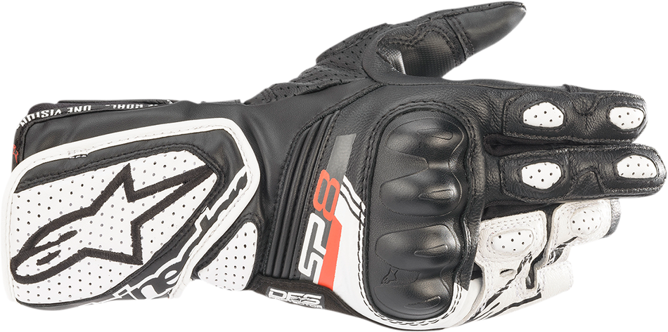 ALPINESTARS Stella SP-8 V3 Gloves - Black/White - Large 3518321-12-L