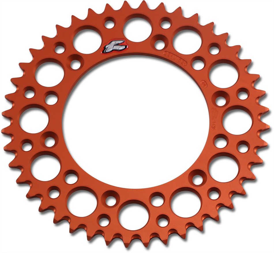 RENTHAL Sprocket - Orange - 44 Tooth 224U-520-44GPOR