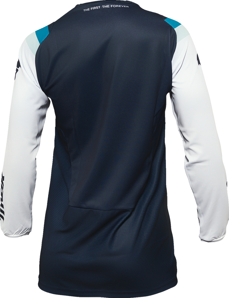 THOR Women's Pulse REV Jersey - Midnight Blue/White - Large 2911-0235