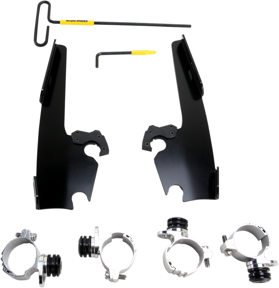 MEMPHIS SHADES Fats/Slim Mounting Kit - Black - XL12C MEB2005