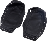 MUSTANG Saddlebag Lid Covers - Chrome Stud - '14-'19 FL 77623