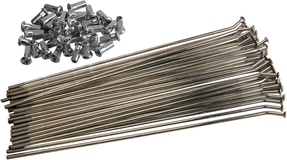 MOOSE RACING Speichensatz - beschichteter Stahl - vorne - 21" 1-20-211-S 