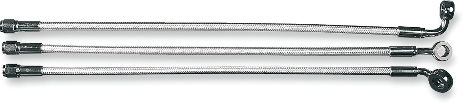 MAGNUM Brake Line - 10 mm-Straight - 27" - Sterling Chromite II 37627