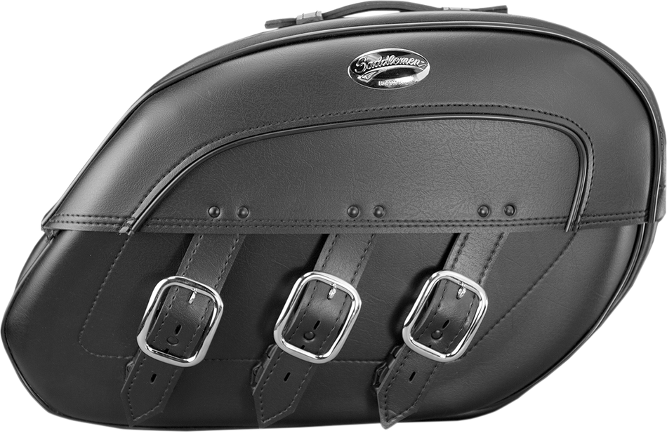 SADDLEMEN Rigid-Mount Universal Drifter Slant Saddlebags 5070P