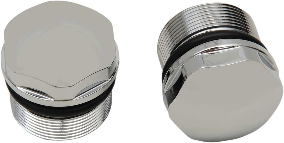 DRAG SPECIALTIES Fork Tube Cap - Chrome - 39 mm C23-0218D