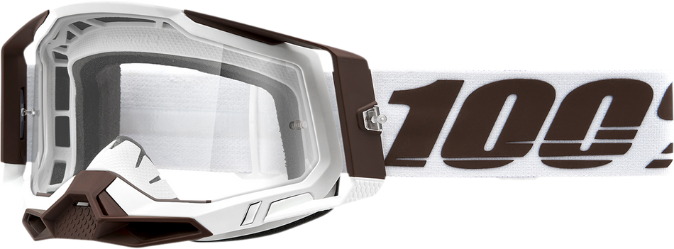 100% Racecraft 2 Goggles - Snowbird - Clear 50009-00007