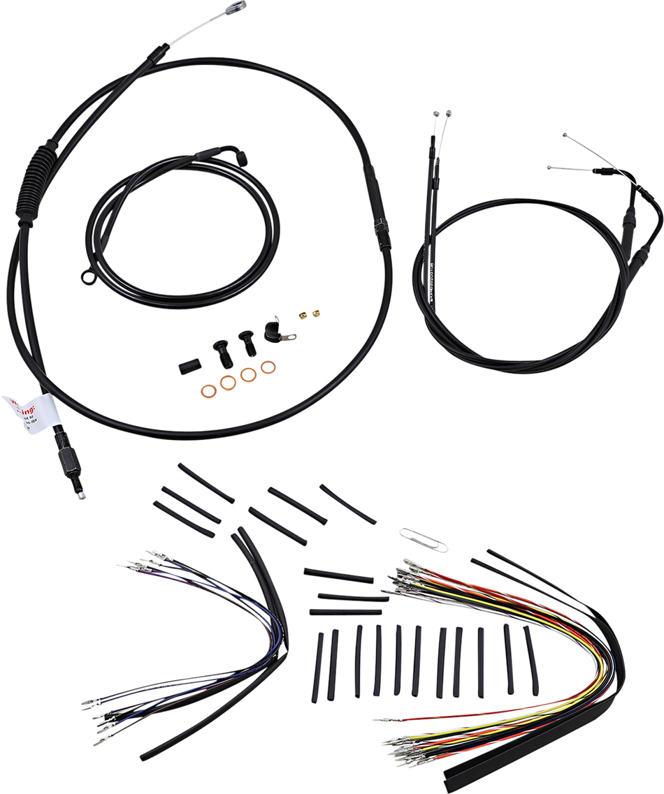 BURLY BRAND Control Kit - 16" Ape Hanger Handlebars B30-1014