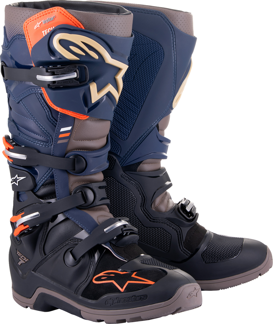 ALPINESTARS Tech 7 Enduro Drystar® Boots - Navy/Gray - US 7/EU 40.5 2012620-1373-7