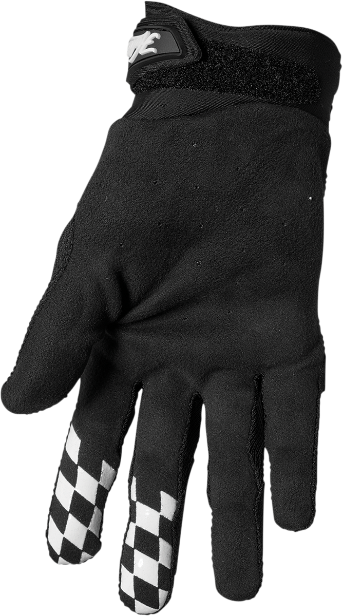 THOR Hallman Digit Gloves - Black/White - XS 3330-6764