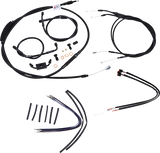 BURLY BRAND Control Kit - 16" Ape Hanger Handlebars - ABS B30-1123