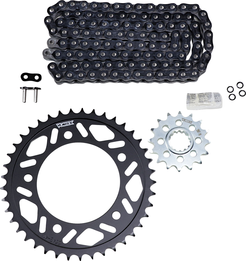 VORTEX Chain Kit - Black - Yamaha - YZF-R1 CK6378