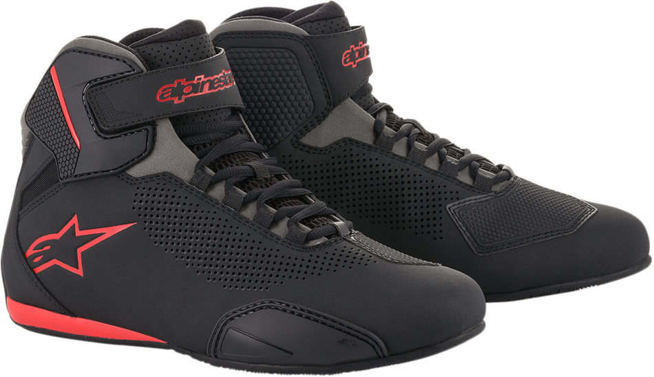 ALPINESTARS Sektor Vented Shoes - Black/Gray/Red - US 7.5 251561813175