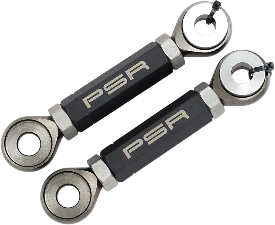 POWERSTANDS RACING Adjustable Lowering Link - Black 05-00767-22