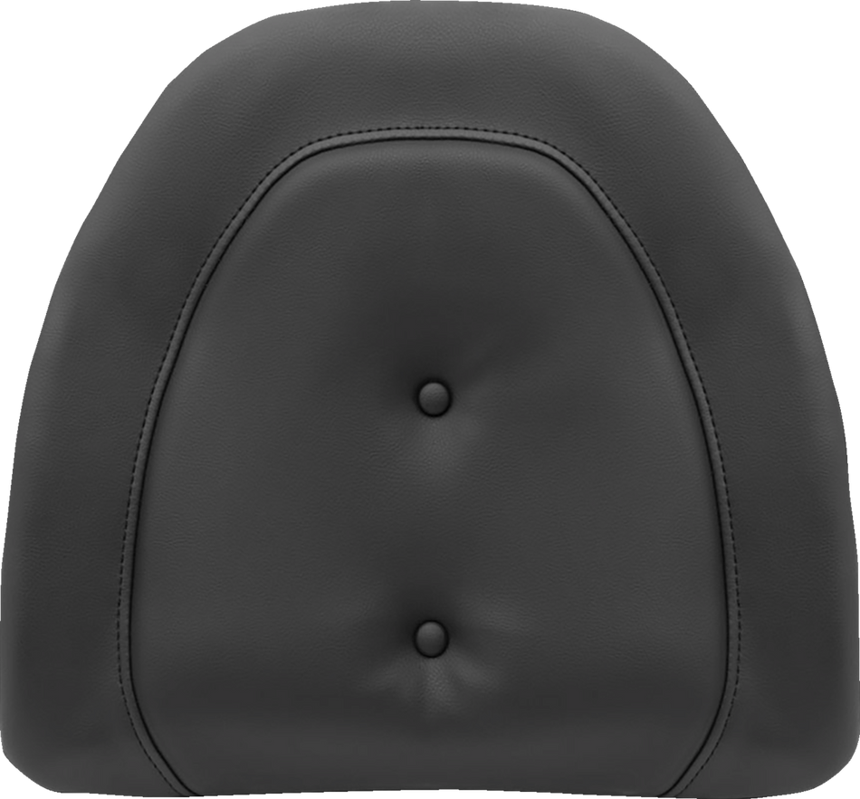 SADDLEMEN Tour-Pak Backrest Pad Cover - Pillow Top - Black 88-11884PT