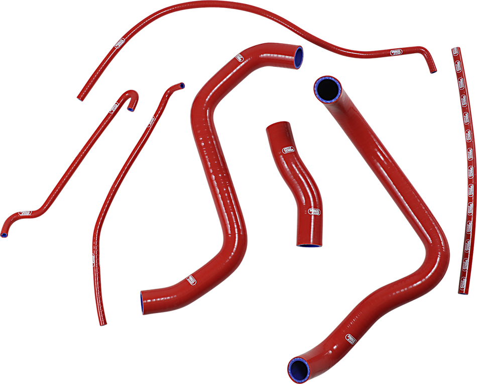 SAMCO SPORT Radiator Hose Kit - Red - Suzuki  	GSX 1300 R 2008-2020, 2022  Hayabusa SUZ-35RD