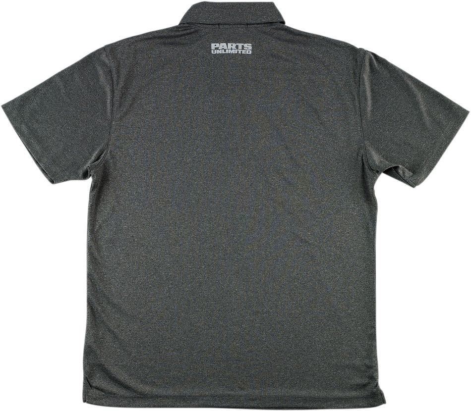 MOOSE RACING Polo Shirt - Heather Charcoal - 3XL 3040-2659