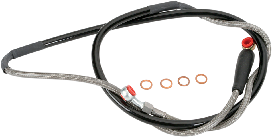 MOOSE RACING Brake Line - Front - Stainless Steel - Yamaha Y01-1-043/P