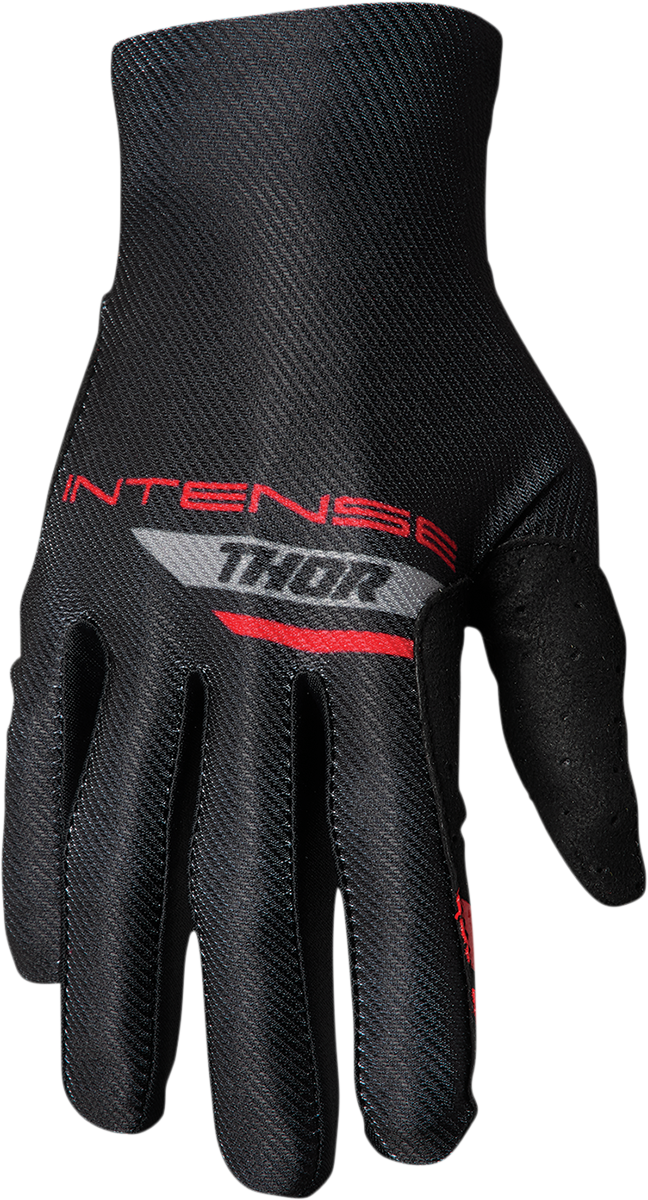 THOR Intense Team Gloves - Black/Red - XS 3360-0038