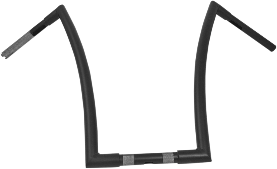 TODD'S CYCLE Handlebar - Strip - 1-1/4" - 20" Rise - Flat Black 0601-3978