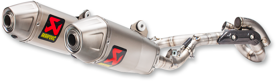 Sistema de escape AKRAPOVIC Racing Line Acero inoxidable/Titanio CRF450R /X 2017-2020 S-H4MR16-CIQTA 