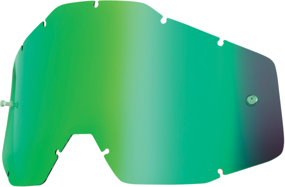 100% Accuri/Strata/Racecraft Lens - Green Mirror 51002-005-02