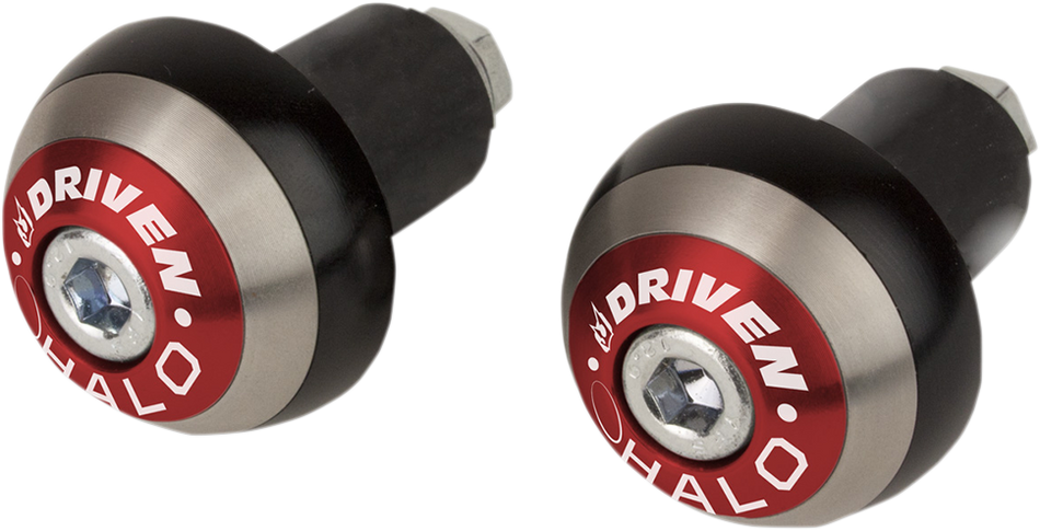 DRIVEN RACING Bar End - Halo - Red DHBEW-RD